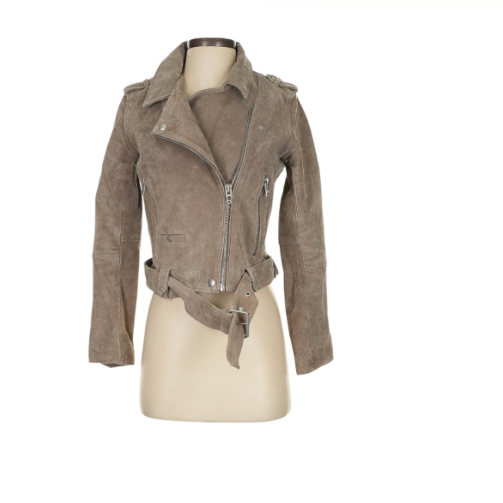 BlankNYC Suede Moto Jacket
